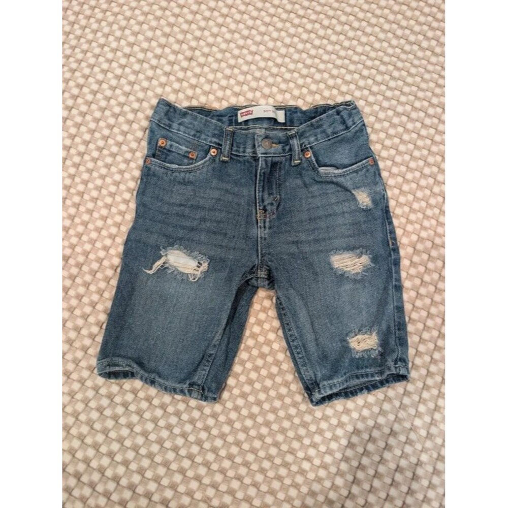 Levi's Boys Adjustable Denim Shorts sz 10